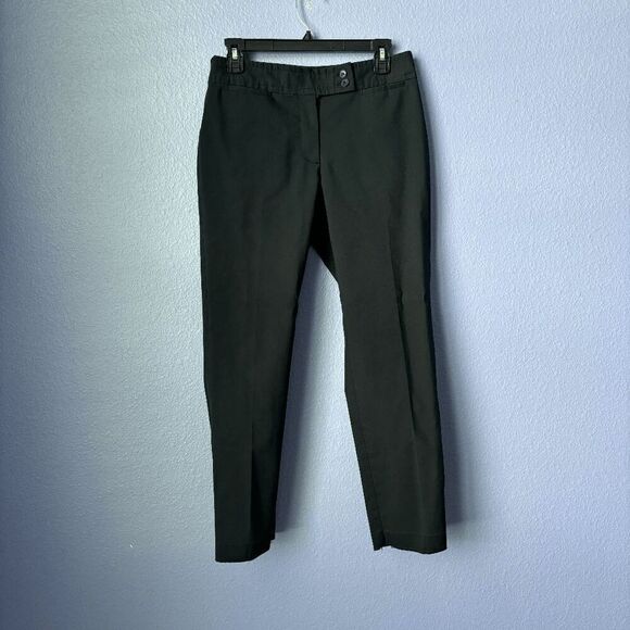 Women's Talbots Straight Leg Trousers Petite 6P Dark Navy Blue Dress Pants 6P - Picture 1 of 9